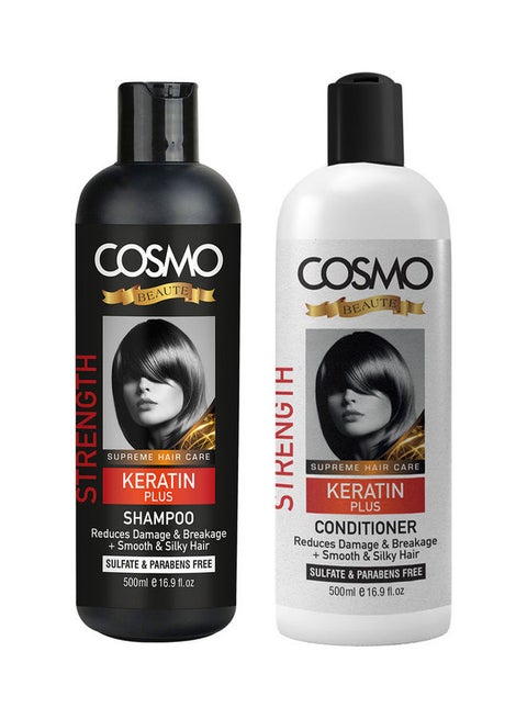 Set of Strength Keratin Plus Shampoo & Conditioner 1000ml