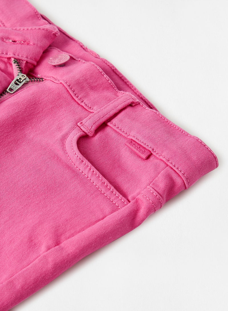 Boboli - Girls Classic Jeans Pink - Image 1
