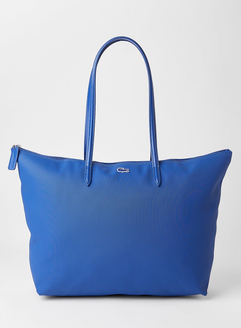 LACOSTE L.12.12 Concept Zip Tote Bag Blue  - Image 1