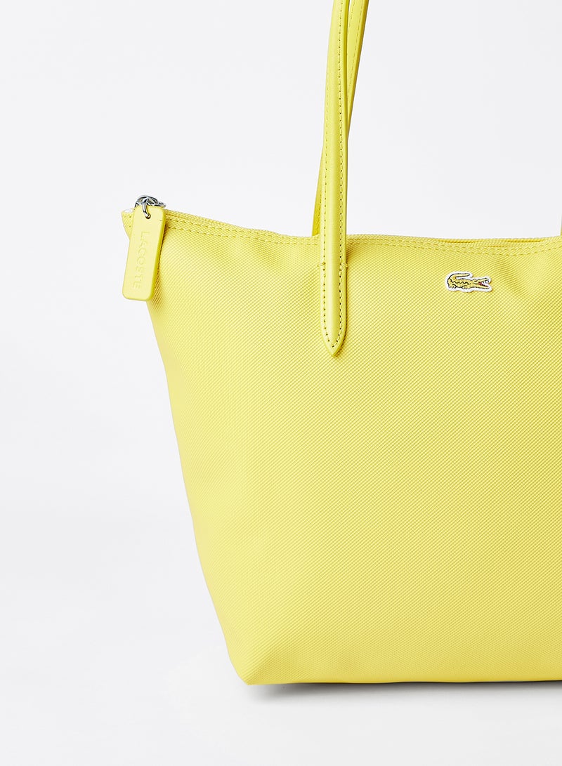 لاكوست حقيبة L.12.12 كونسبت صغيرة بسحاب أصفر - Image 2