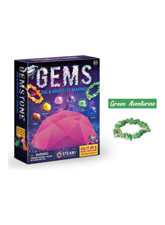 ألعاب التنقيب عن الأحجار الكريمة تصنعها بنفسك 17x21x5.5سم