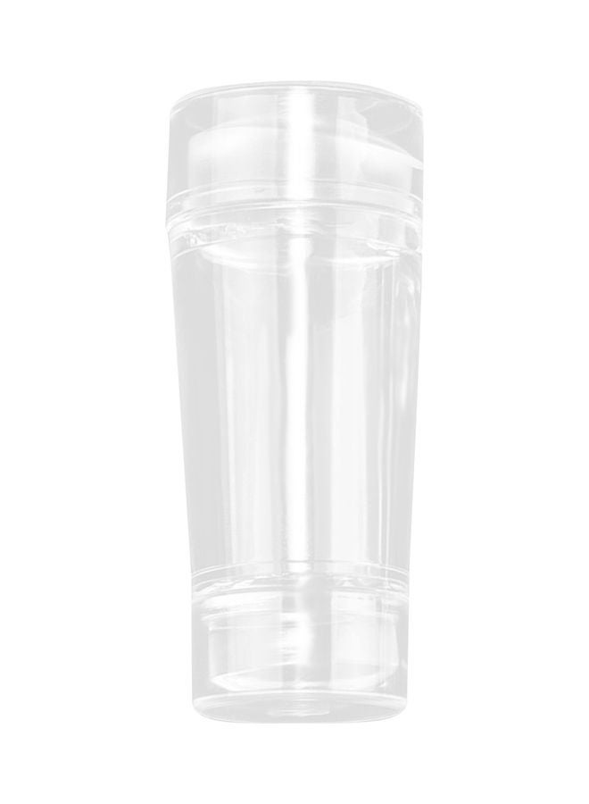 طقم ختم الأظافر من السيليكون مع غطاء ومكشطة. شفاف - Image 1