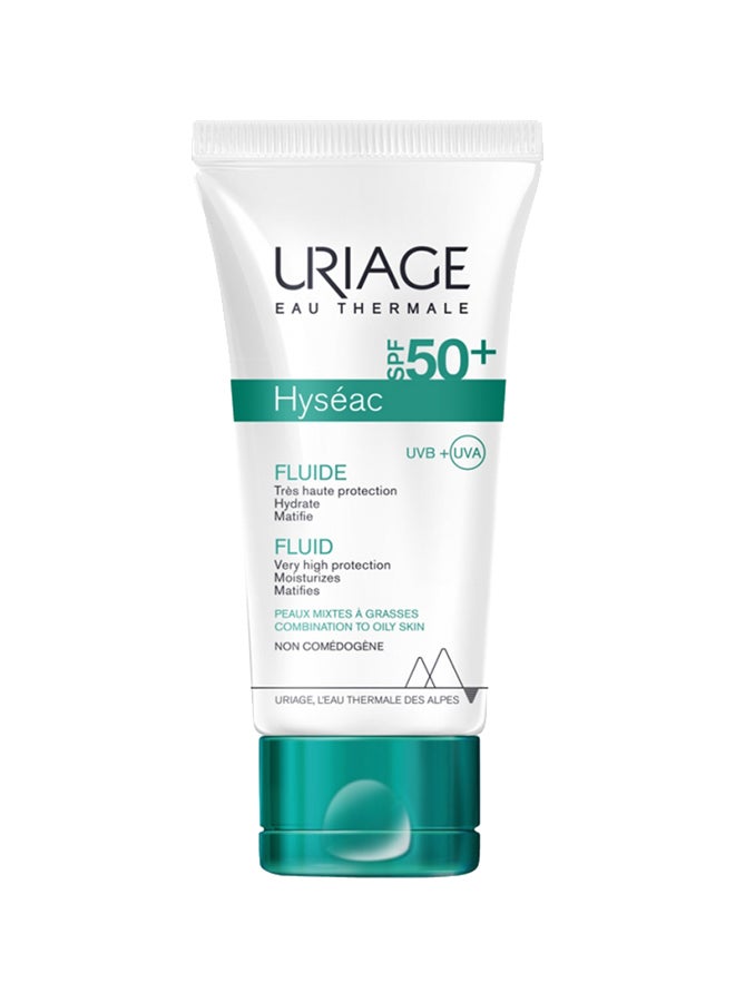 Uriage - Hyseac Spf 50+ Fluid Matifying  50Ml 50ml - Image 1