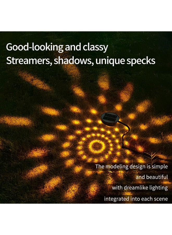 ماركة غير محددة مصباح LED للمسطحات الخضراء يعمل بالطاقة الشمسية. أخضر 14.00x7.50x0.405سم  - Image 5