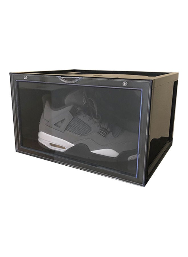2-Pack Premium Side Open Shoe Box Black 36 x 26 x 21cm  - Image 2