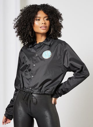 Hi-fi Crop Coaches Jacket Black - v1634888442/N50814188V_1