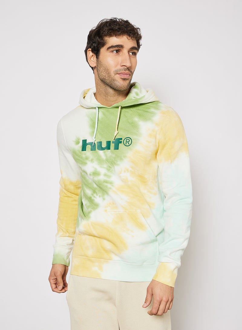HUF - Lo-fi Tie-Dye Hoodie Multicolour - Image 1