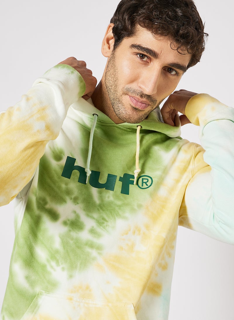 HUF - Lo-fi Tie-Dye Hoodie Multicolour - Image 1