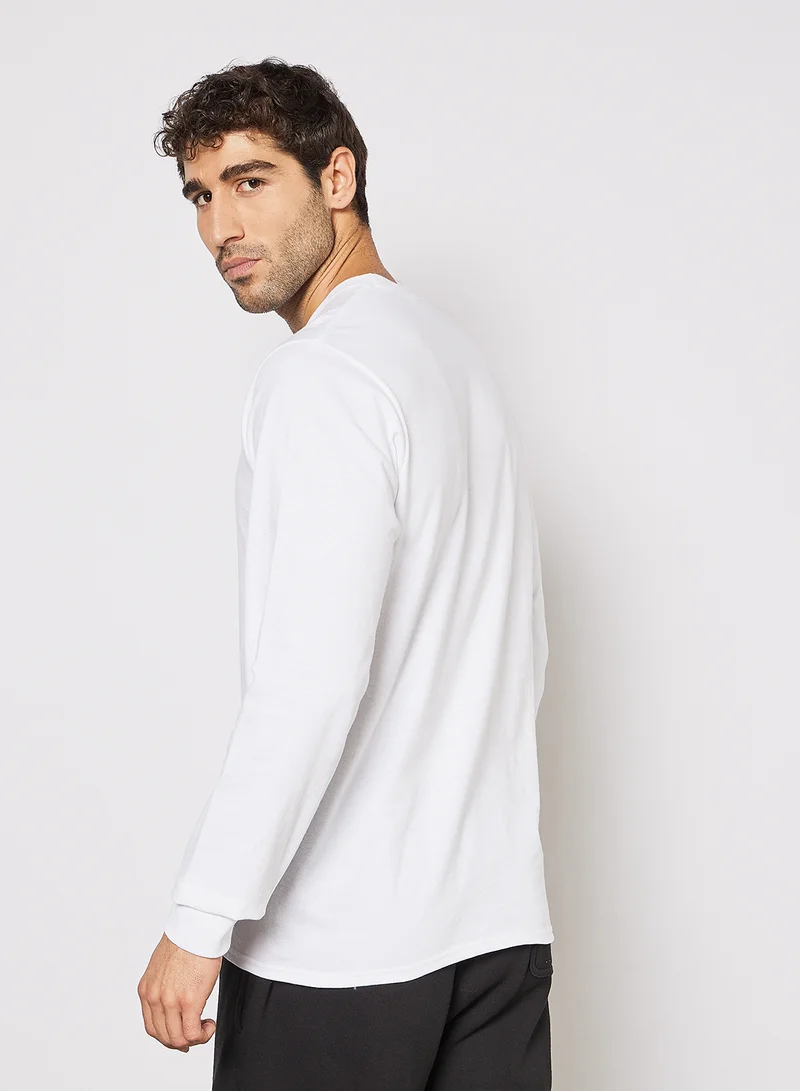 HUF 8-bit Long Sleeve T-Shirt White