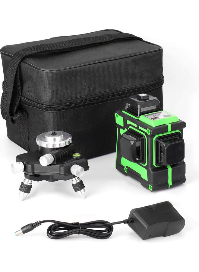 KKmoon - 3D 12 Lines Laser Level Kit Multicolour 23x16x18.5cm - Image 1