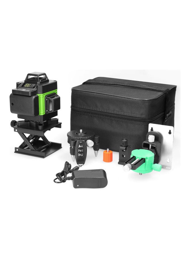 Generic - Multifunctional 4D 16 Lines Laser Level Kit Green 25.5x16.5x22cm - Image 1