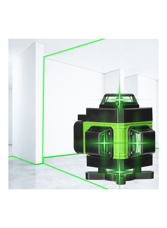 Generic - Multifunctional 4D 16 Lines Laser Level Kit Green 25.5x16.5x22cm - Image 1