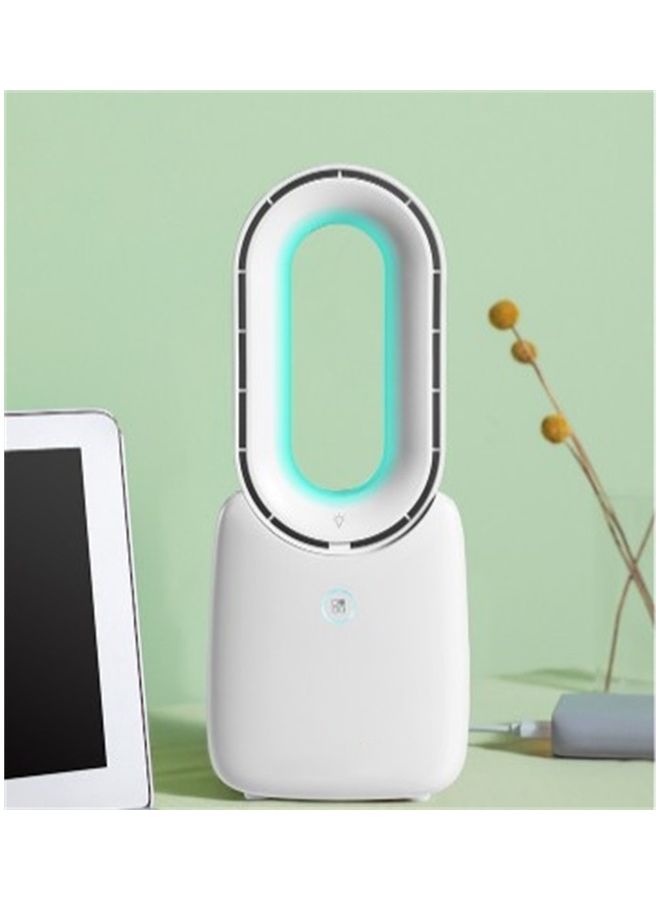 Portable Desktop USB Rechargeable Mini Blade-Less Fan XX-3926864 White - Image 5