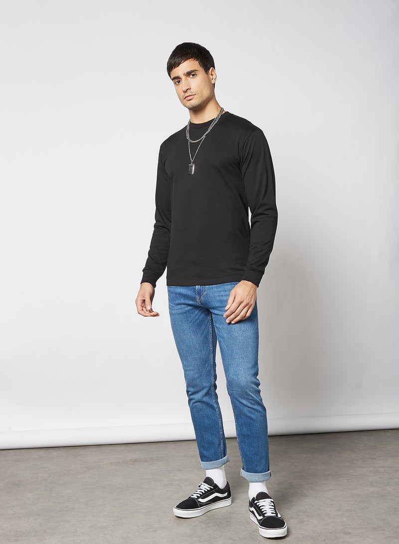 VANS - Eco Wellness Long Sleeve T-Shirt Black - Image 1
