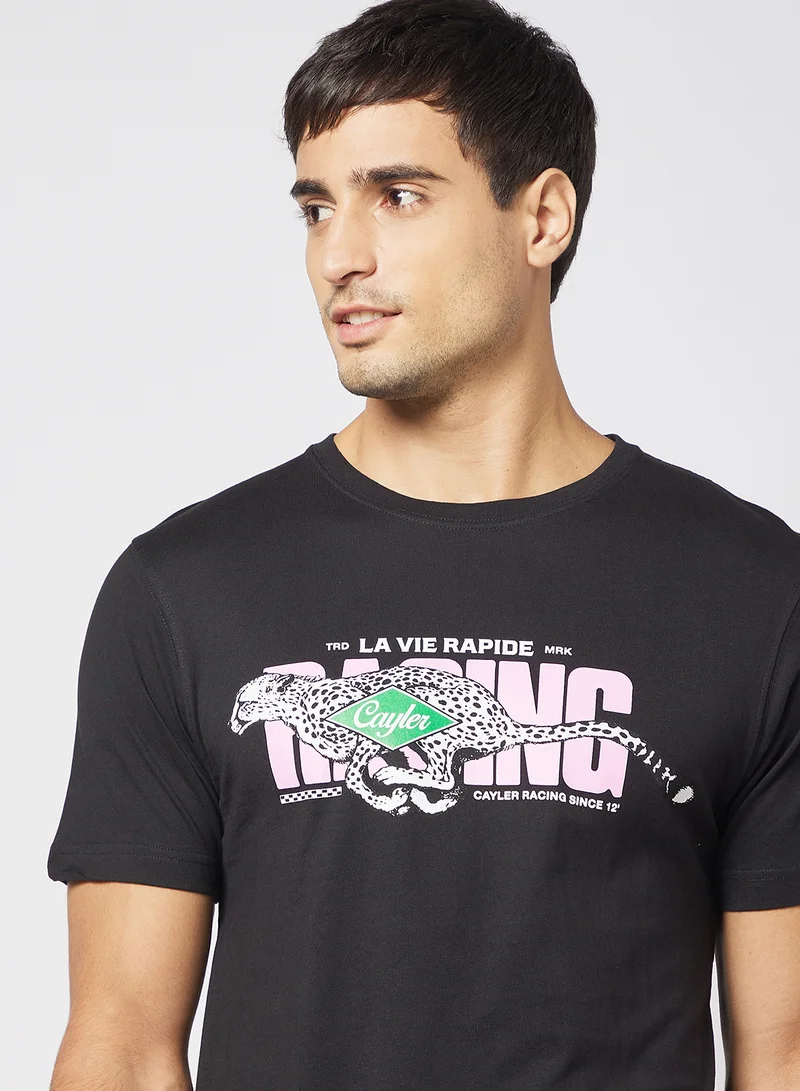 Cayler & Sons Text Print T-Shirt Black