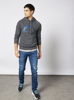 PRODUKT Ripped Denim Jeans Dark Blue  - Image 2