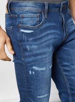 PRODUKT Ripped Denim Jeans Dark Blue  - Image 3