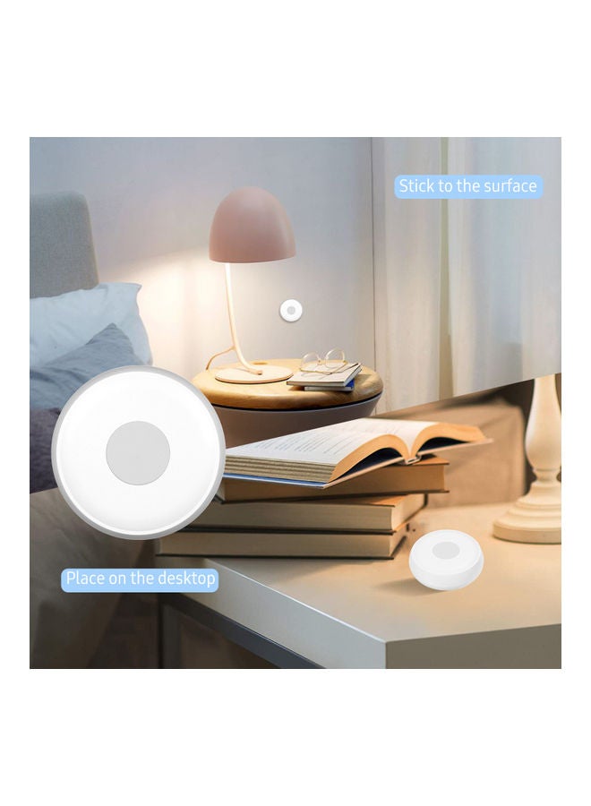 Zigbee One Button Alarm Emergency Button Linkage With Smart Home Devices White 5.80X3.00X5.80cm  - Image 3