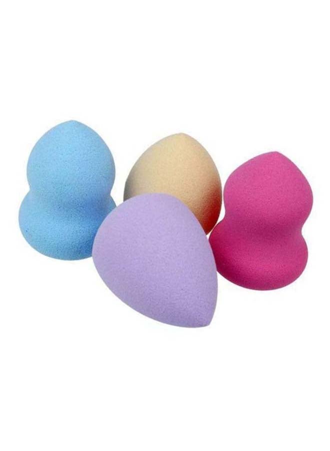 L'CHEAR 4-Piece Makeup Sponge Set Pink/Blue/Purple - Image 3