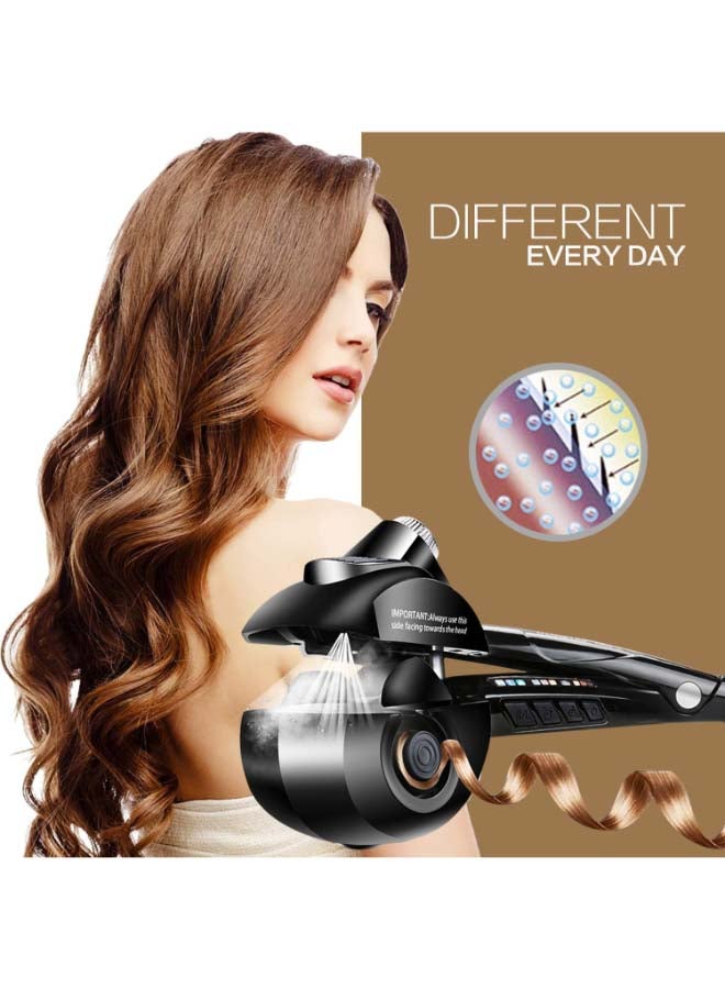 Electric Automatic Hair Curler Black - Image 2