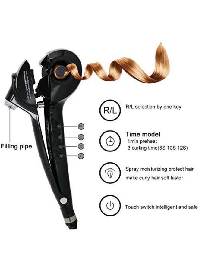 Electric Automatic Hair Curler Black - Image 4