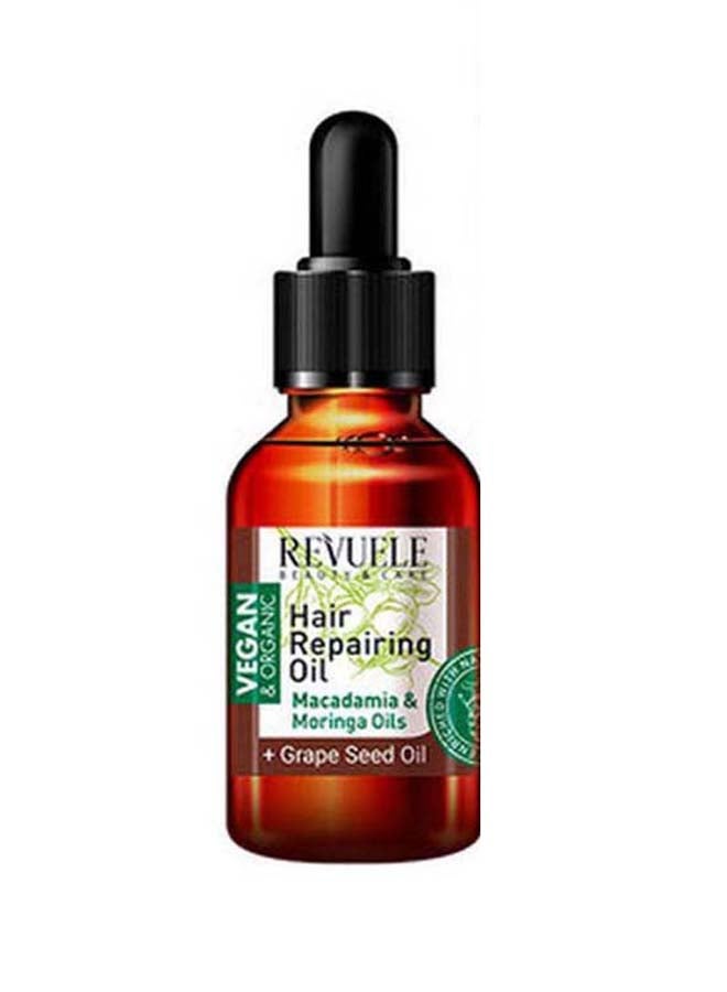 REVUELE Vegan And Organic Hair Repairing Oil Clear 30ml - Image 3