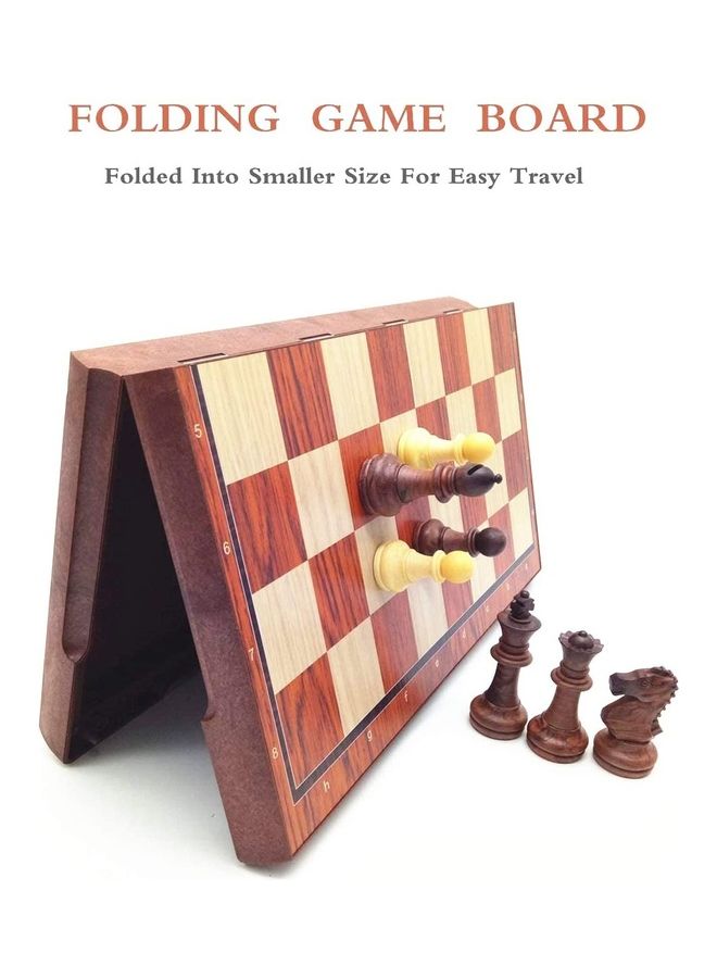 MARGOUN Magnetic Foldable Chess Board Game 31.5x27x2cm - Image 2