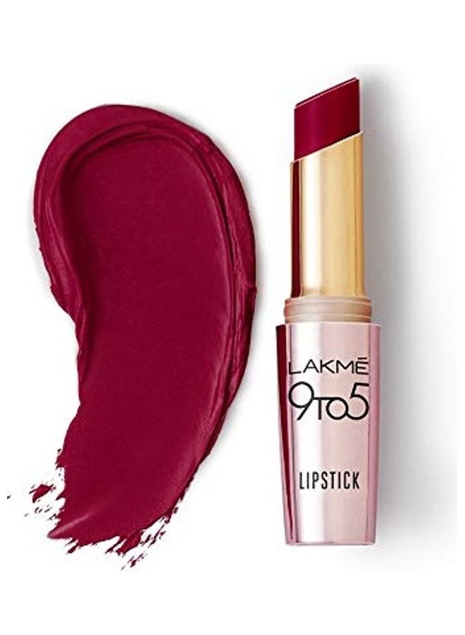 LAKME 9TO5 Primer + Matte Lip Color MP6 Deep Wine  - Image 1