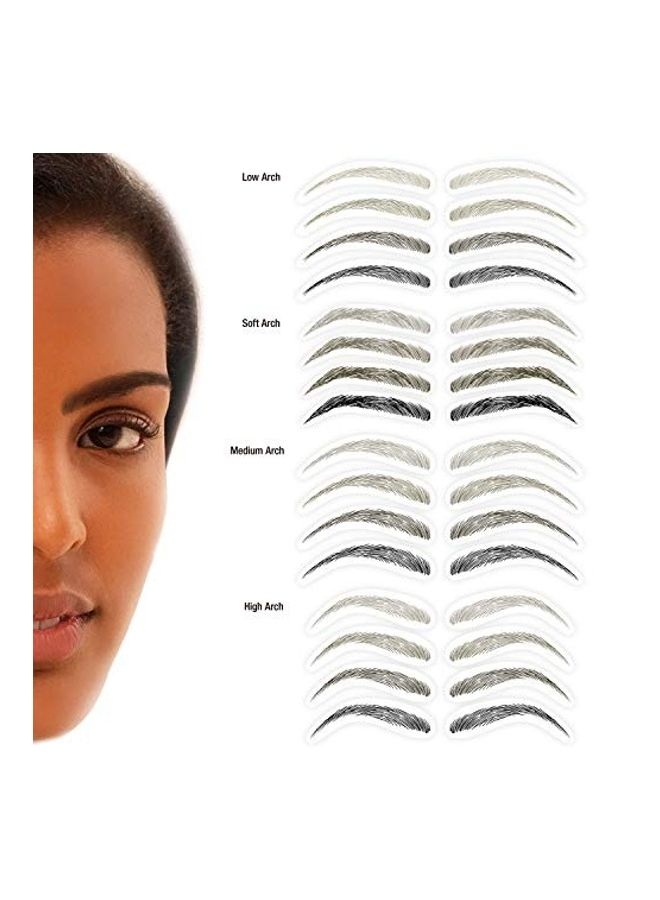 My Brows Long Lasting Eyebrow Transfers Medium Brown