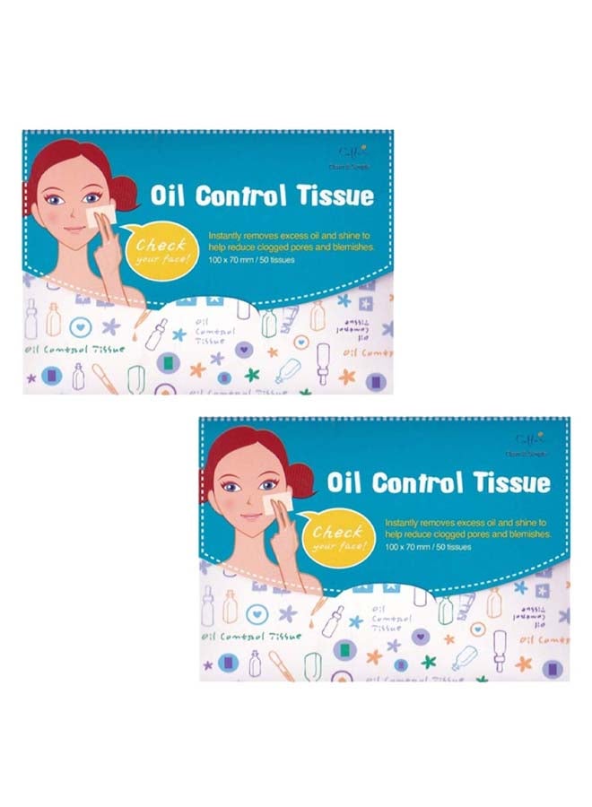 Cettua Oil Control Tissues 50-Piece - Image 2