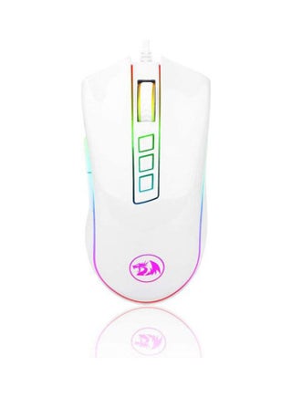 M711 Cobra Gaming Mouse with 16.8 Million RGB Color Backlit, 12,400 DPI Adjustable, Comfortable Grip, 8 Programmable Buttons, White - v1634949771/N51500839A_1