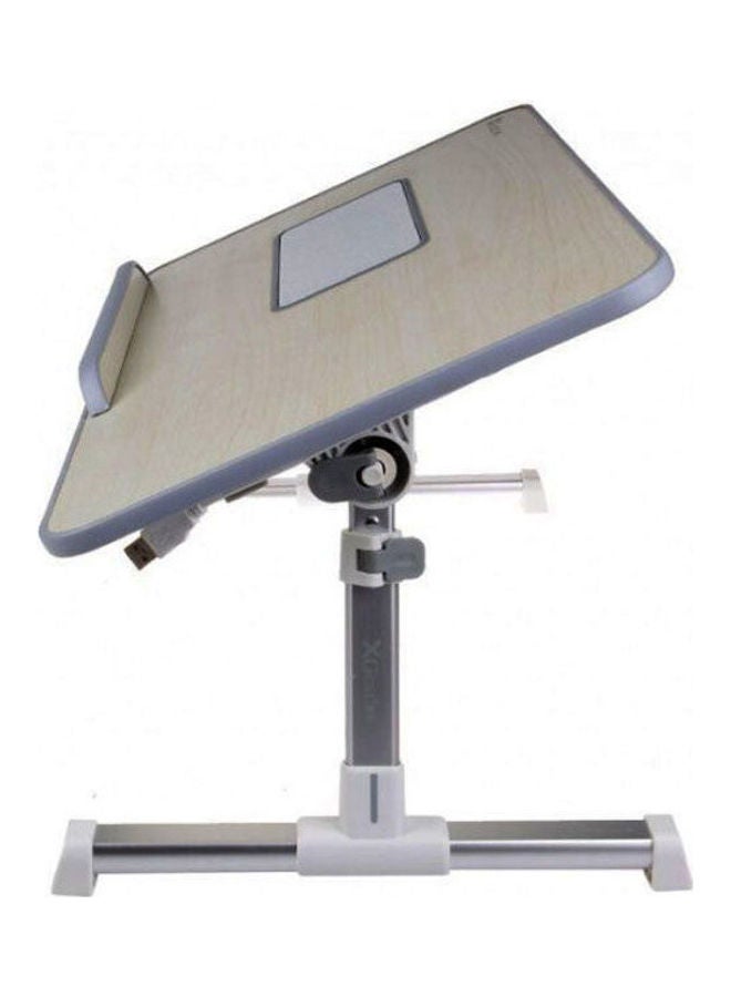 Laptop Table Foldable With Usb Cooler White  - Image 2