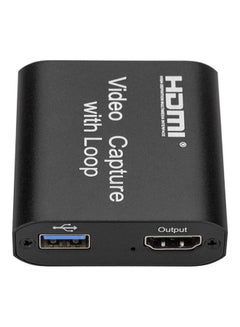 Generic Video Capture Device With Usb3.0 Loop Out Full Hd 1080P Black  - Image 1