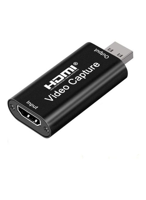 Hdmi Video Capture Stick Full Hd 1080P Usb 2.0 For Game Live Streaming Sharing Black