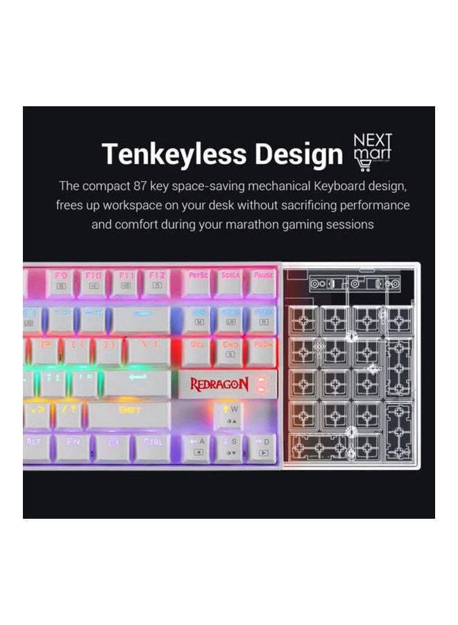 REDRAGON - Rgb Silent Gaming Keyboard - Image 1