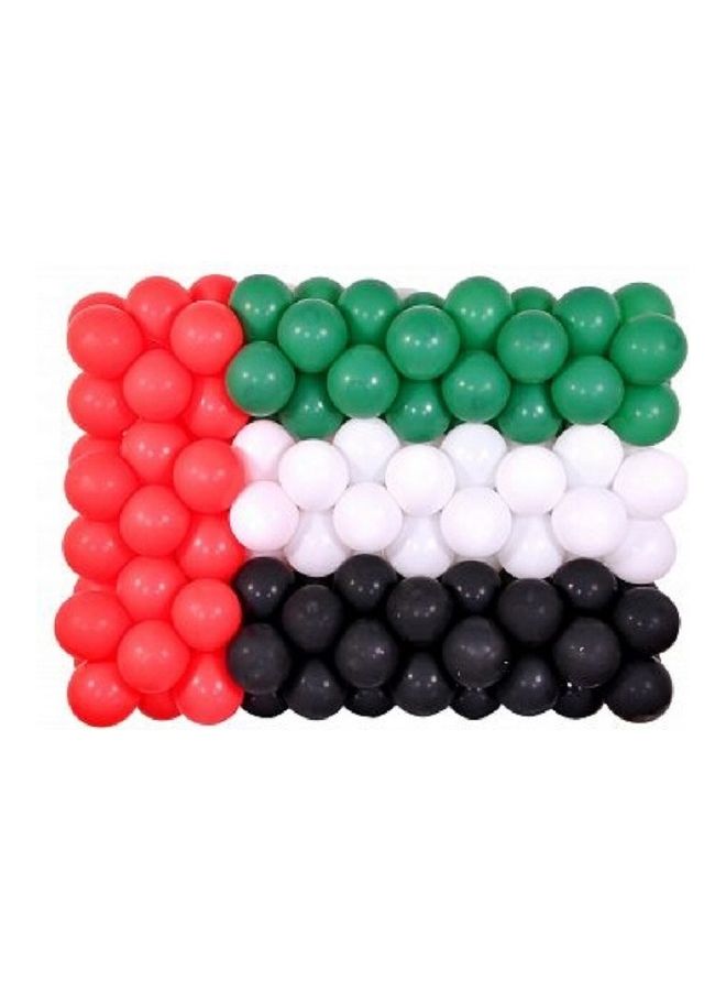 100-Piece UAE National Flag Balloon Set  - Image 1