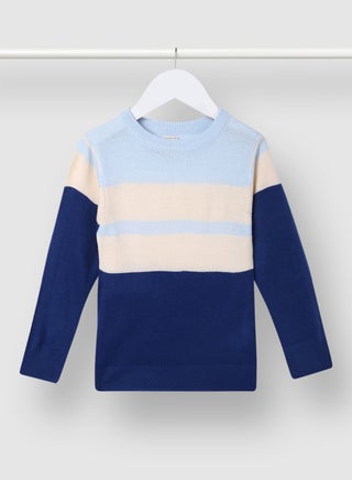 Navy Blue/White