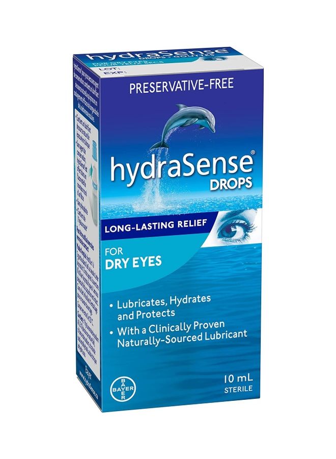 hydraSense Fast and Long-Lasting Relief Preservative Free Naturally Sourced Lubricant For Dry Eyes - Image 1