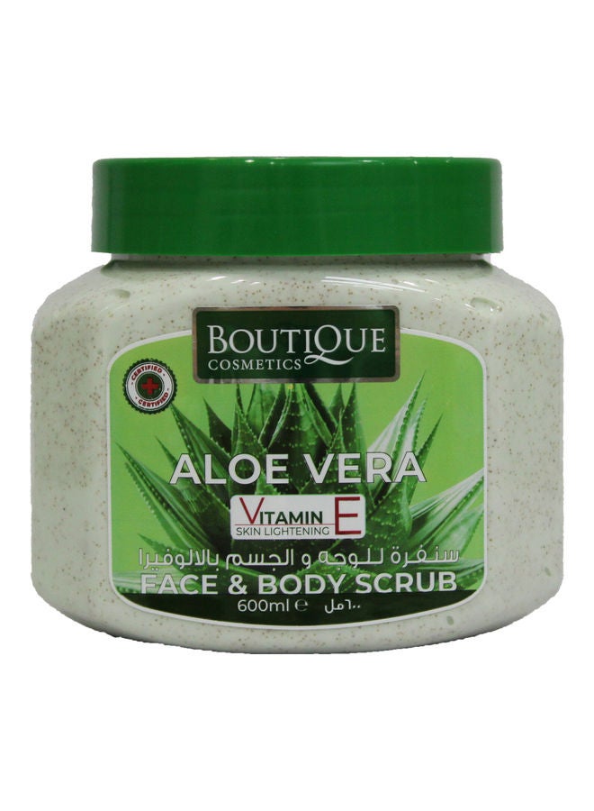 BOUTIQUE Aloe Vera Face And Body Scrub 600ml  - Image 1