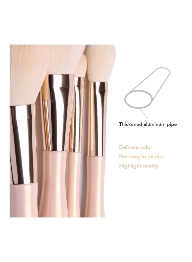 Sunflower Set of 8 Sakura Powder Series Makeup Brushes Pink  - Image 5