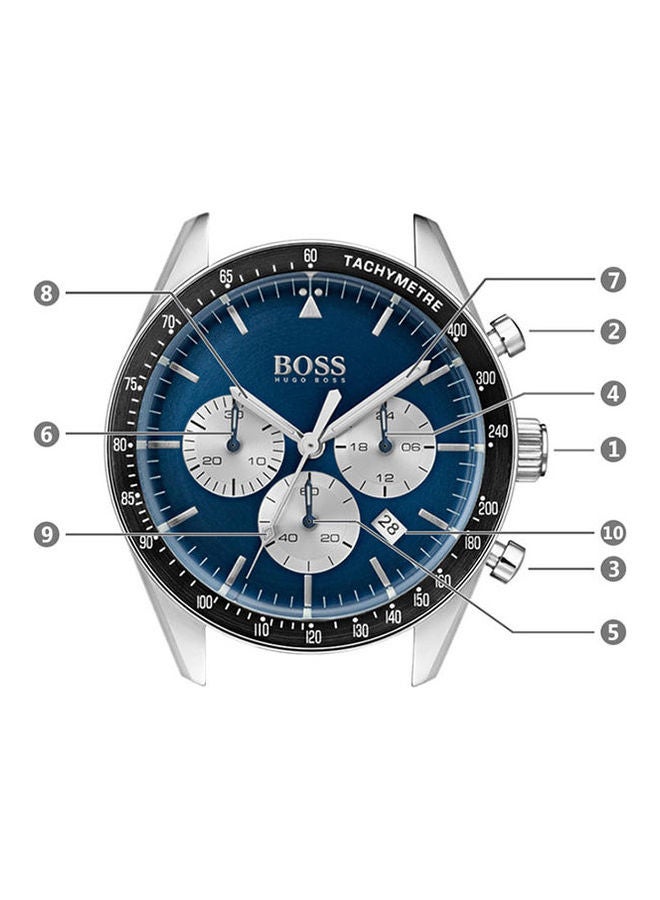 هوجو بوس ساعة كرونوغراف بمشبك من الفولاذ المقاوم للصدأ 1513630 - Image 2
