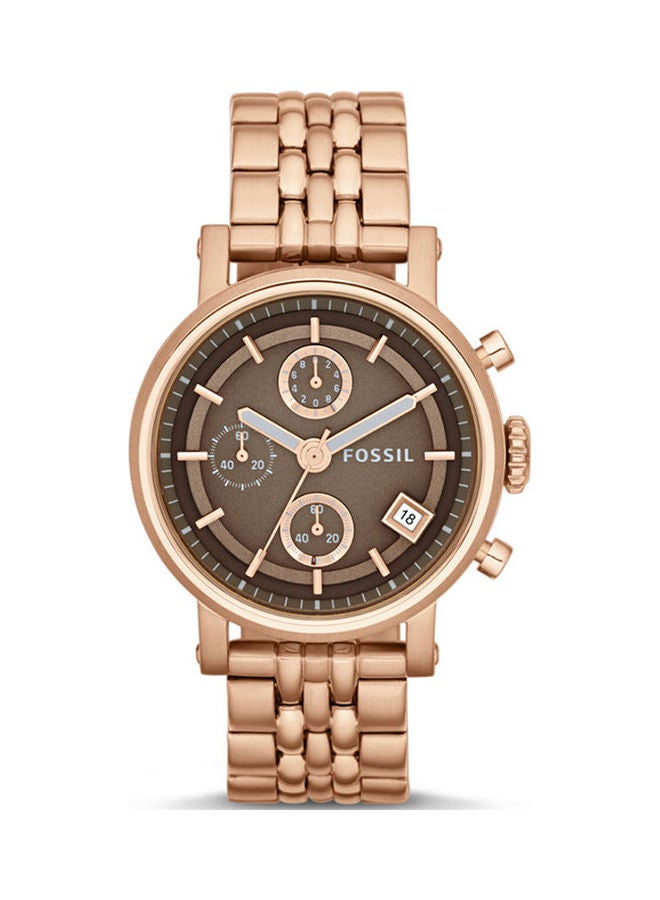 FOSSIL Men's Stainless Steel Chronograph Clasp Watch ES3494  - Image 1