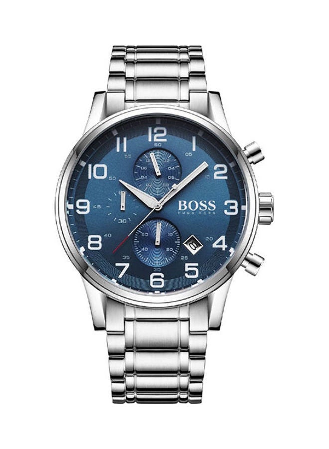 HUGO BOSS Men's Stainless Steel Chronograph Buckle Watch 1513183 