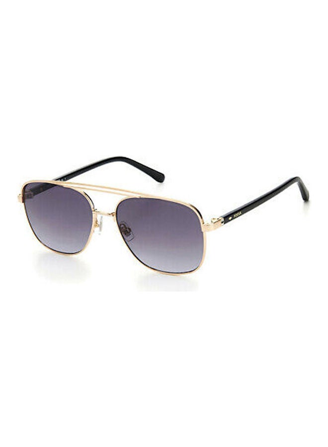 FOSSIL Full Rim Square Sunglasses 2109/G/S 3YG/9O 56  - Image 2