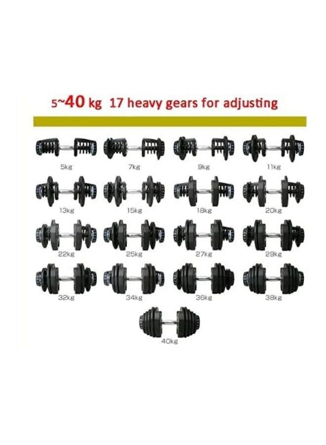 Body Line Sport - Adjustable Dumbbells 40kg - Image 1