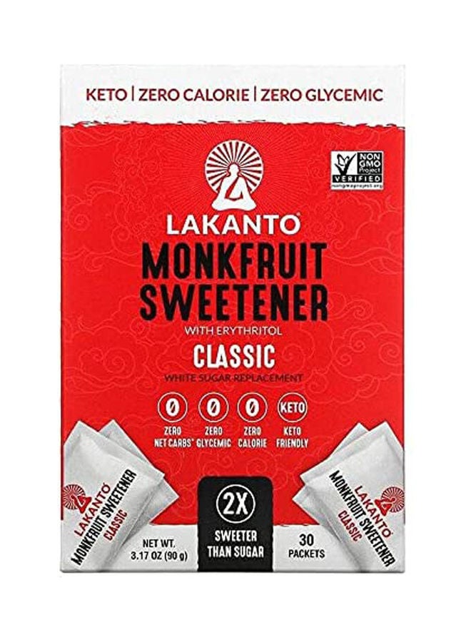 LAKANTO Monkfruit Sweetener With Erythritol  Classic 90grams  - Image 1