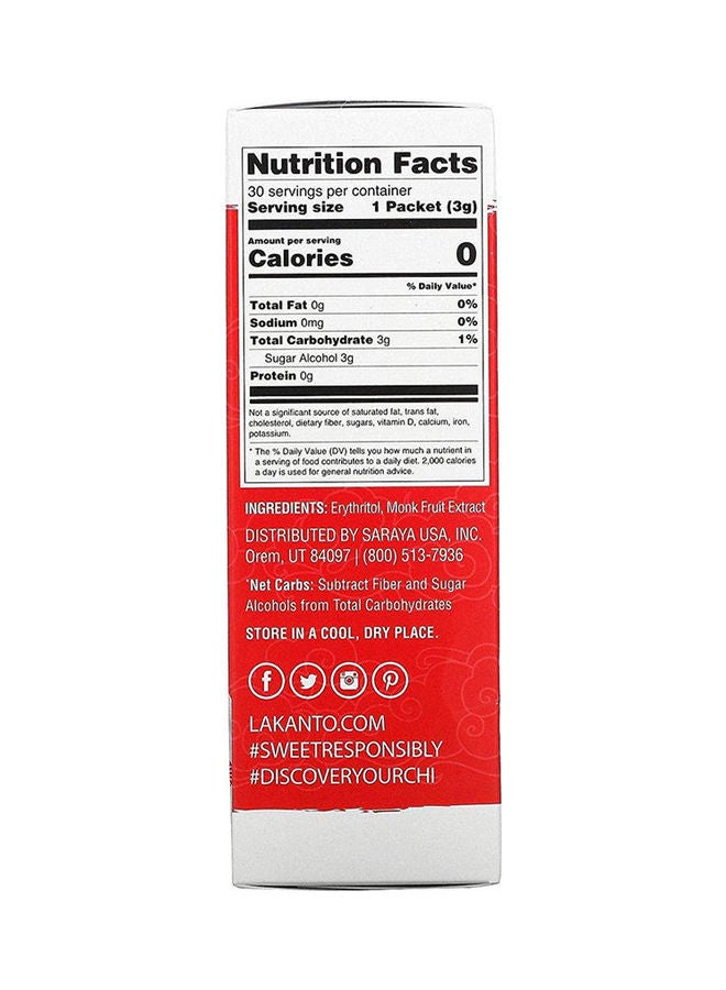 LAKANTO Monkfruit Sweetener With Erythritol  Classic 90grams  - Image 2