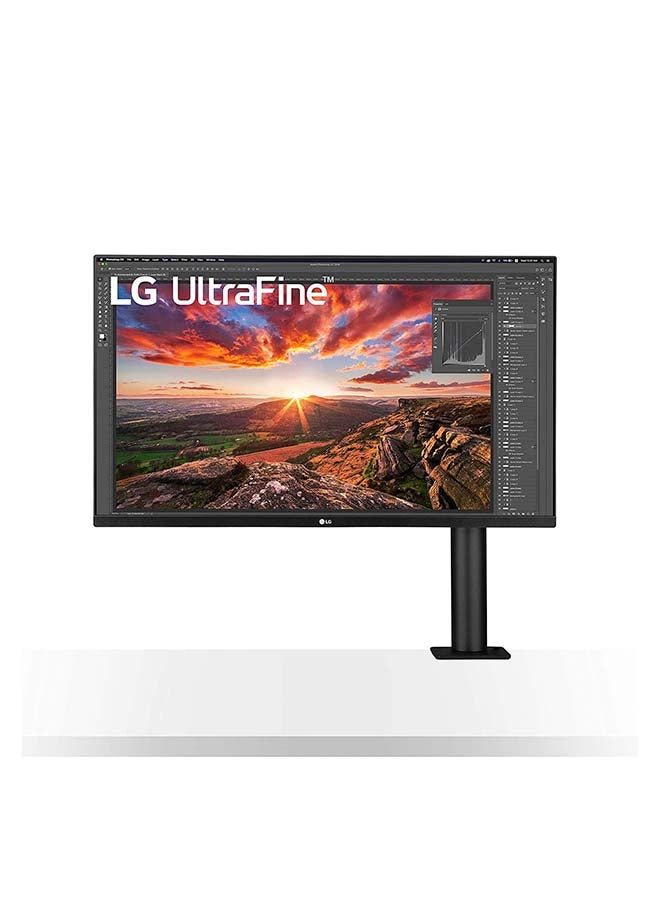 LG - 32UN880-B 32" UltraFine Display Ergo UHD 4K IPS Display with HDR 10 Compatibility. 5ms Response Time, USB Type-C Connectivity, 5W x 2 Speakers, AMD FreeSync Technology, 32UN880 Black - Image 1