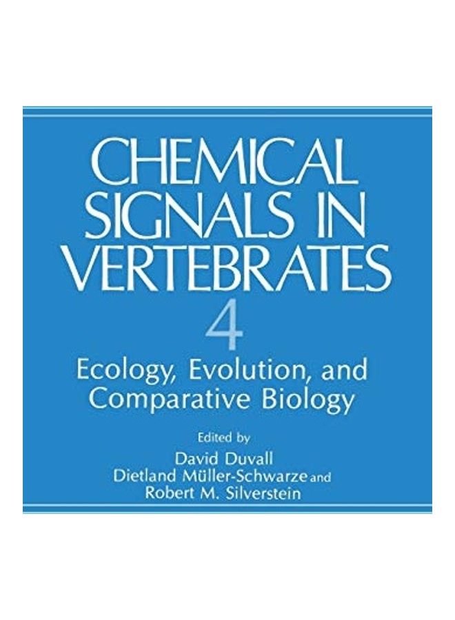 null - Chemical Signals in Vertebrates 4 paperback english - 9-27-2011 - Image 1