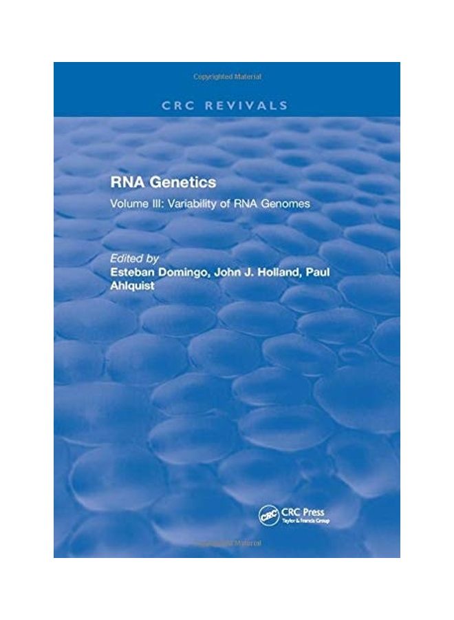 RNA Genetics paperback english - 9/30/2020